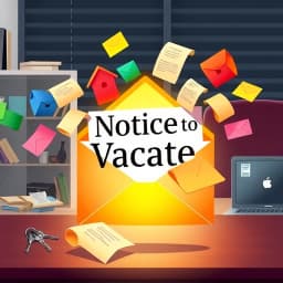 Notice To Vacate Email Template icon