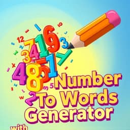 Number To Words Generator icon