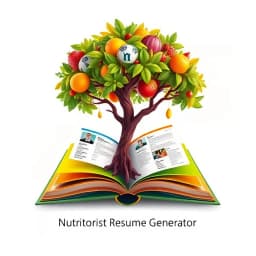 Nutritionist Resume Generator icon