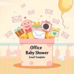 Office Baby Shower Email Template icon