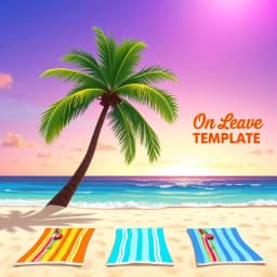 On Leave Email Auto Reply Template icon