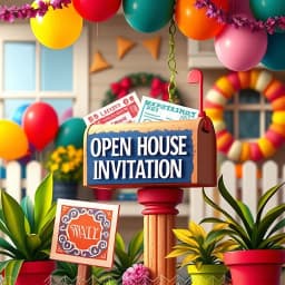 Open House Invitation Email Template icon