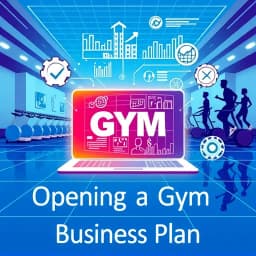 Opening a Gym Business Plan icon
