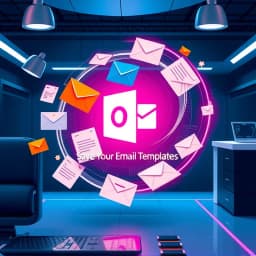 Outlook How to Save Email Template icon