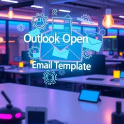 Outlook Open Email Template icon