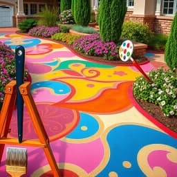 Painting Concrete Driveway Ideas icon