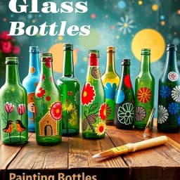 Painting Glass Bottles Ideas icon
