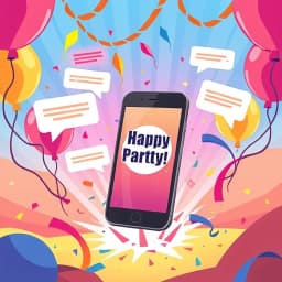 Party Invitation Text Message Generator icon