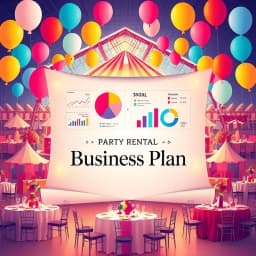 Party Rental Business Plan icon