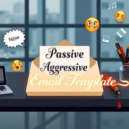 Passive Aggressive Email Template icon