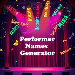 Performer Names Generator icon