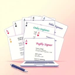 Personal Email Signature Template icon