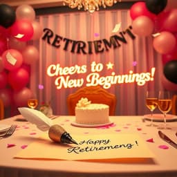 Personalized Retirement Toast and Ceremony Script Generator icon
