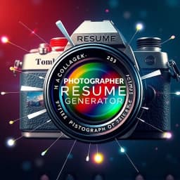 Photographer Resume Generator icon