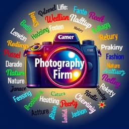Photography Firm Name Generator icon