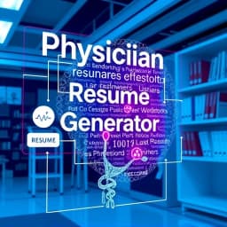 Physician Resume Generator icon