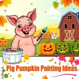 Pig Pumpkin Painting Ideas icon