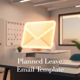 Planned Leave Email Template icon