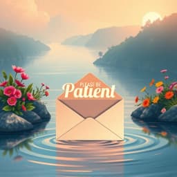 Please Be Patient Email Template icon