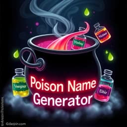 Poison Name Generator icon