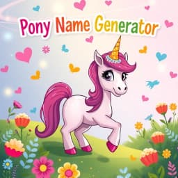 Pony Name Generator icon