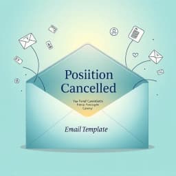 Position Cancelled Email Template icon