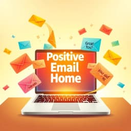Positive Email Home Template icon