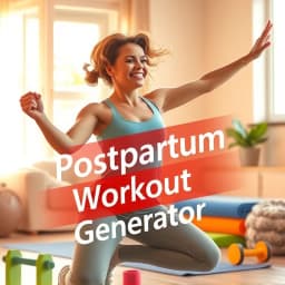 Postpartum Workout Generator icon