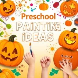 Preschool Pumpkin Painting Ideas icon