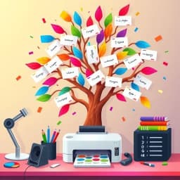 Printable Name Phone Number Email Template icon