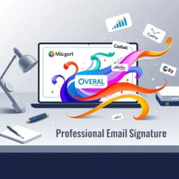 Professional Email Signature Template icon