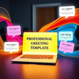Professional Greeting Email Template icon
