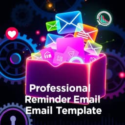 Professional Reminder Email Template icon