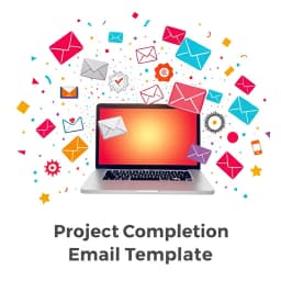Project Completion Email Template icon