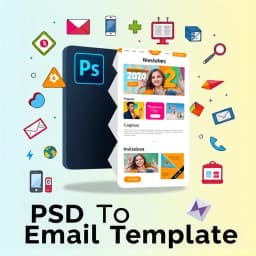 PSD to Email Template icon