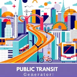 Public Transit Map Illustration Generator icon