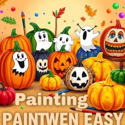 Pumpkin Ideas Painting Easy icon