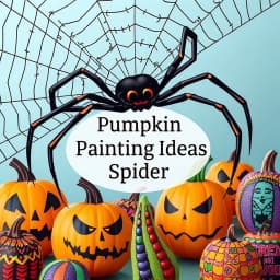 Pumpkin Painting Ideas Spider icon