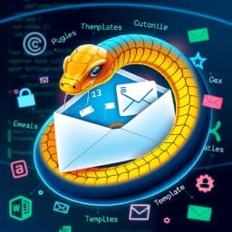 Python Send Email with Template icon