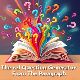 Question Generator from the Paragraph icon