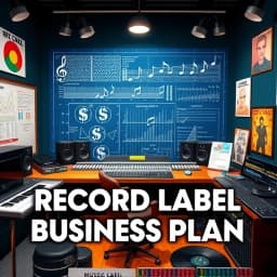 Record Label Business Plan icon