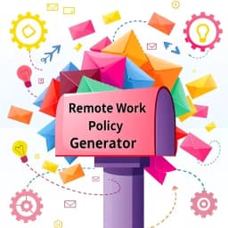 Remote Work Policy Acknowledgment Email Generator icon