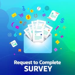Request To Complete Survey Email Template icon