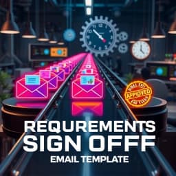 Requirements Sign Off Email Template icon