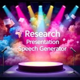 Research Presentation Speech Generator icon