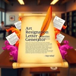 Resignation Letter Generator icon