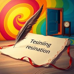 Resigning Email Template icon