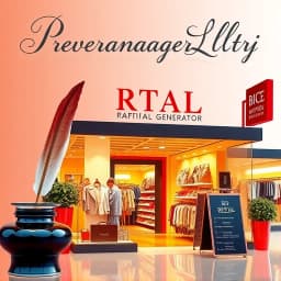 Retail Manager Cover Letter Generator icon