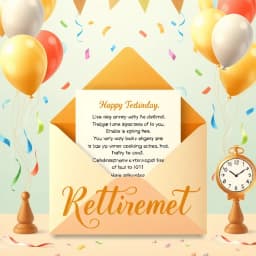 Retirement Announcement Email Template icon