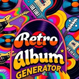 Retro Album Cover Generator icon